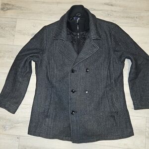 American Rag Peacoat Men's XL Charcoal Gray Wool Blend